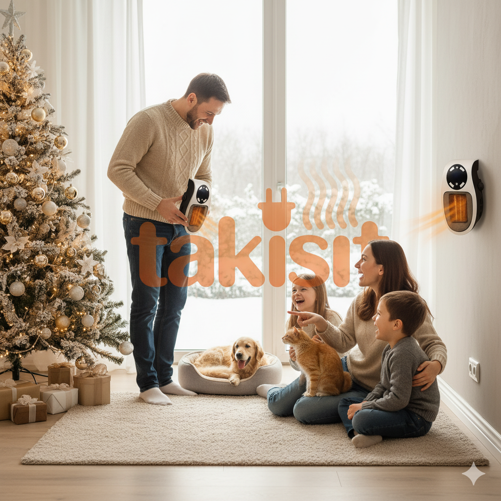 Ev, Ofis ve Seyahat İçin Portatif Isıtıcı
