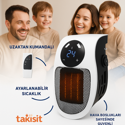 Ev, Ofis ve Seyahat İçin Portatif Isıtıcı
