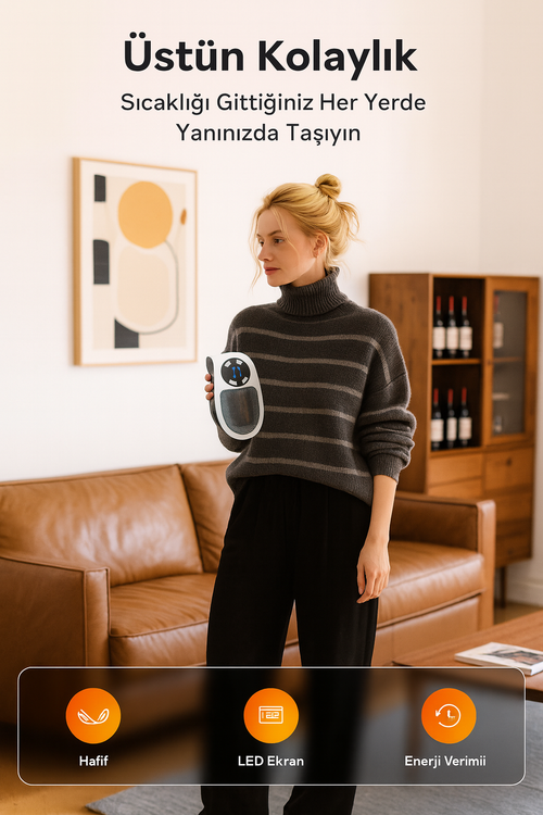 TAK-ISIT Ev, Ofis ve Seyahat İçin Portatif Isıtıcı