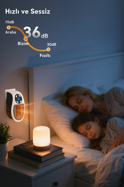 TAK-ISIT Ev, Ofis ve Seyahat İçin Portatif Isıtıcı